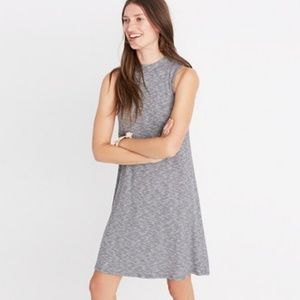 Madewell Marled Mock Neck Swingy Tank Dress